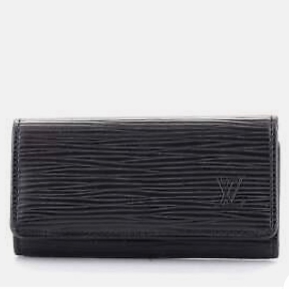 Louis Vuitton Epi Leather 4 Key Holder Epi Leather Black Louis Vuitton - Picture 11 of 11